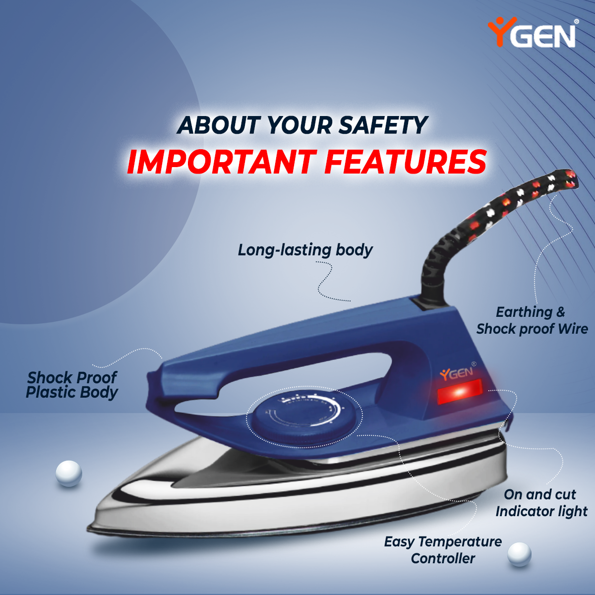 YGEN Regular Iron 1000W