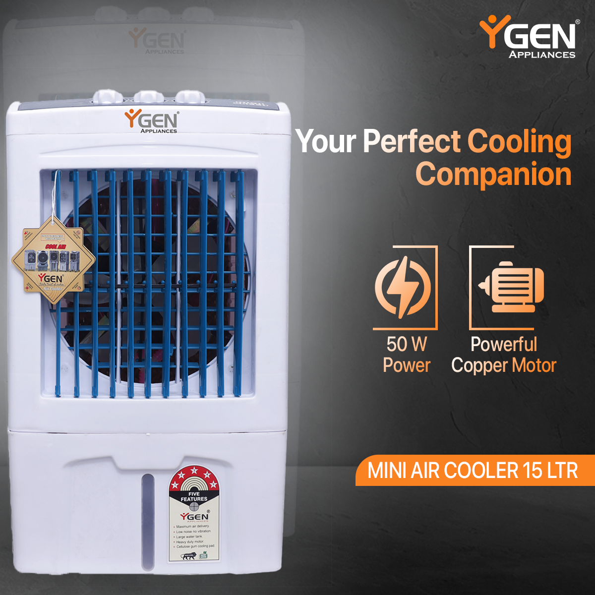 YGen Mini 15L Portable Air Cooler