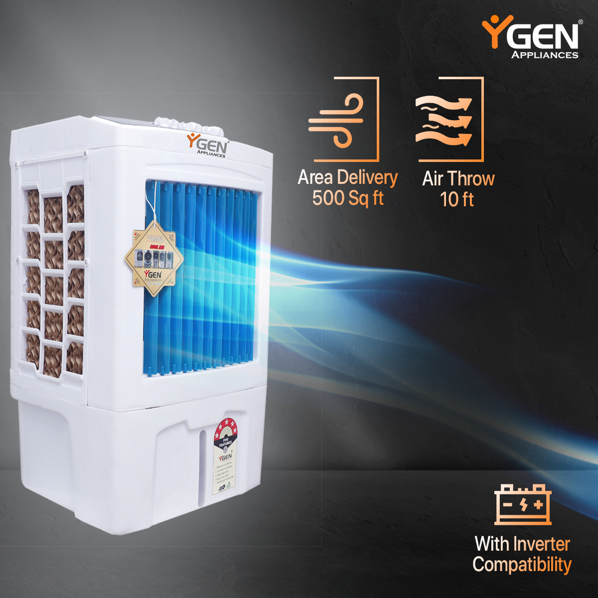 YGen Mini 15L Portable Air Cooler