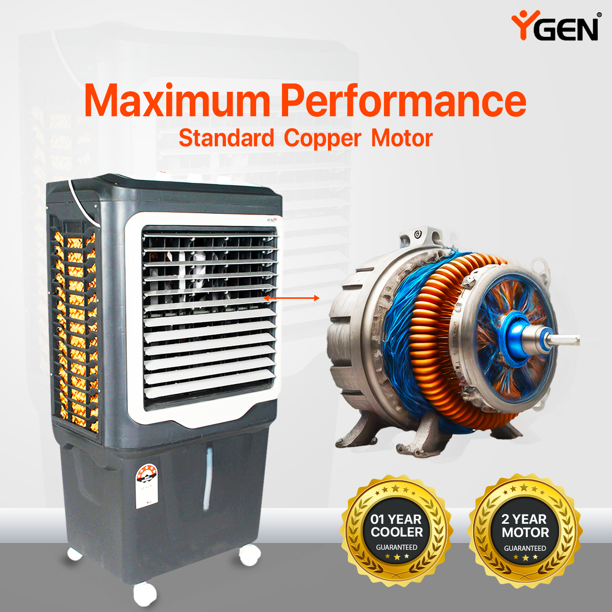 YGen Indus 60L Premium Desert Air Cooler