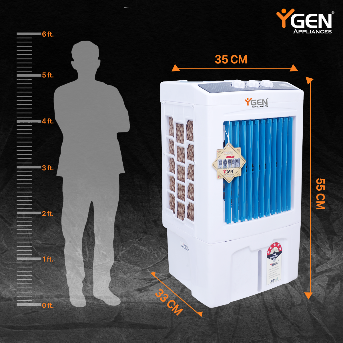 YGen Mini 15L Portable Air Cooler
